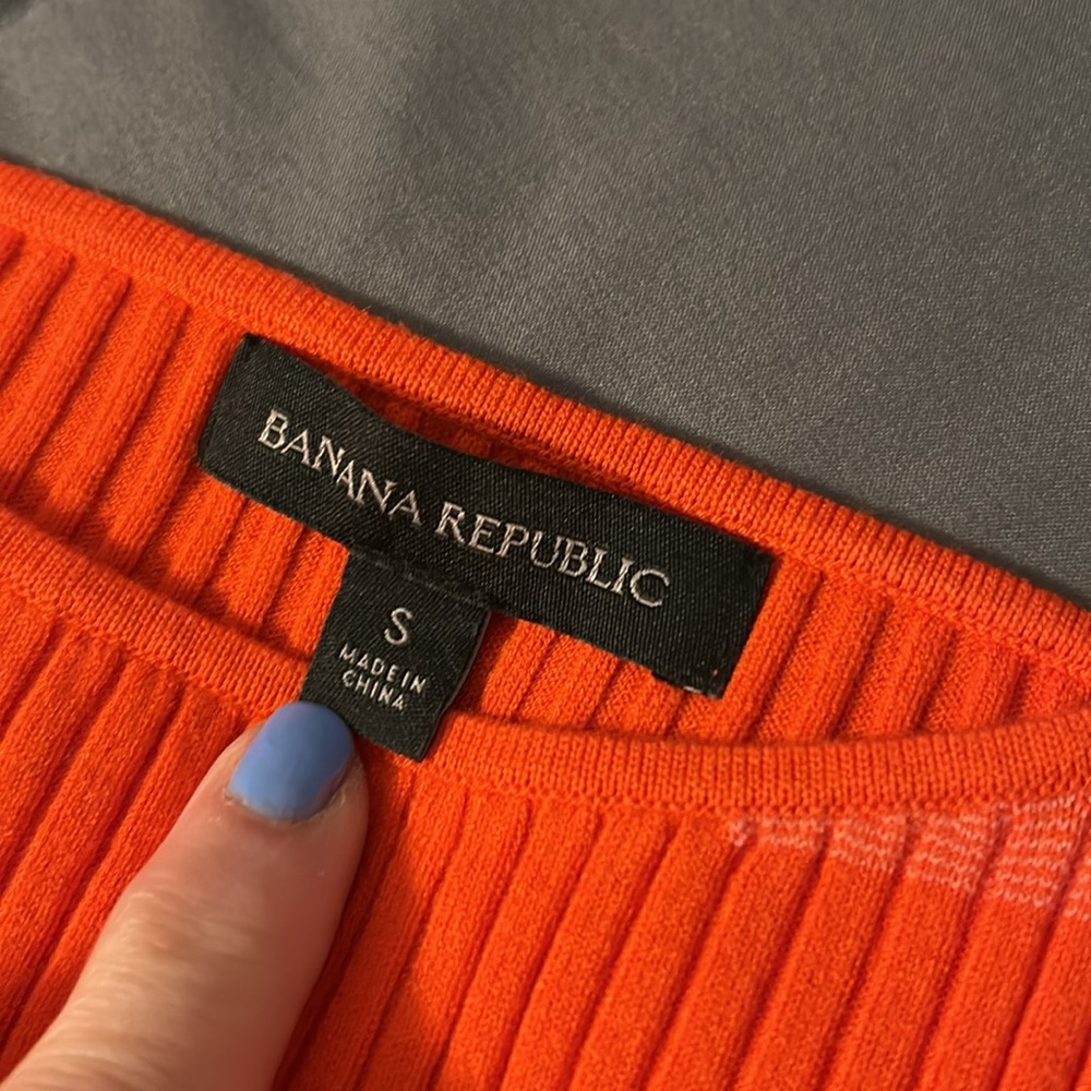 Banana Republic Limited Edition Rainbow Striped Maxi Midi Sweater Dress S NEW - Picture 5 of 6